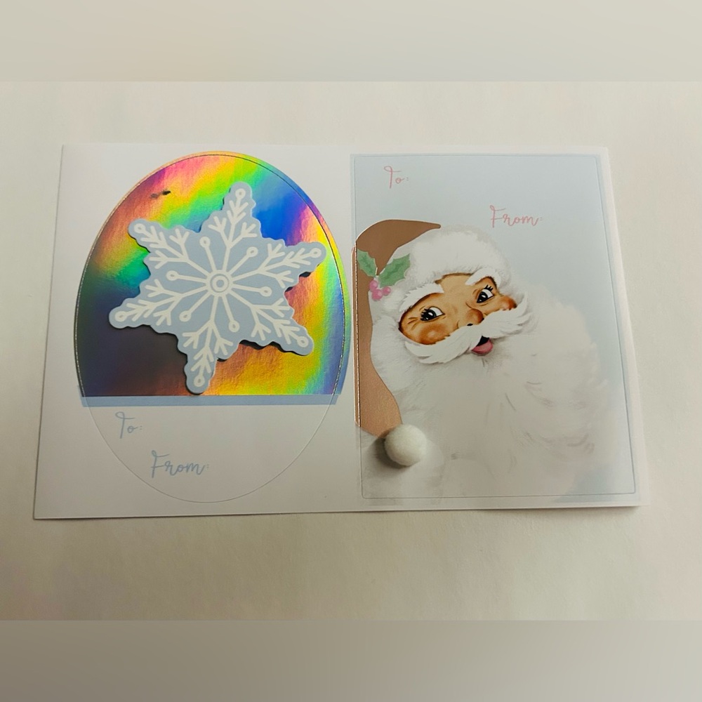New 16 Christmas Gift Tags Design Focus 4" x 2 3/4" - Picture 9 of 13